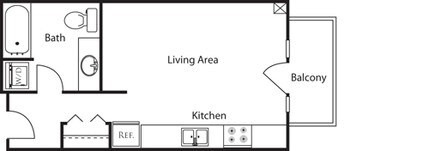 Studio floor plan
